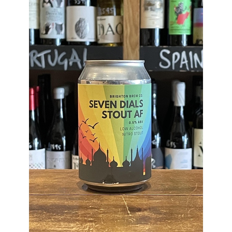 Brighton Brew Co. - Seven Dials Stout AF 0.5% (Gluten Free, Vegan)