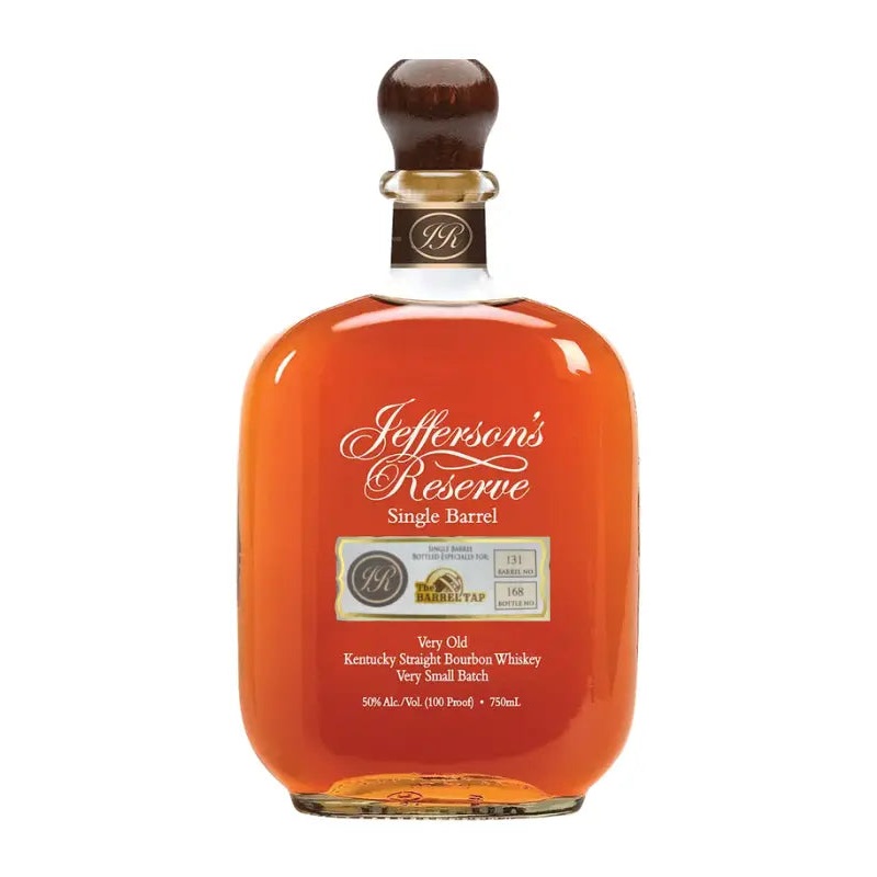 Jefferson's Reserve Single Barrel Selected by "The Barrel Tap"  750mL