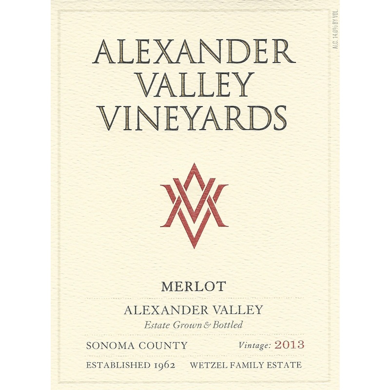 Alexander Valley Vineyards Estate Merlot 750ml