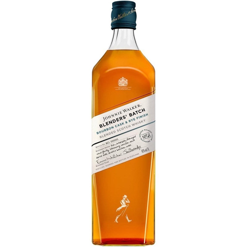 Johnnie Walker Blenders' Batch Bourbon Cask & Rye Finish Blended Scotch Whisky 1L