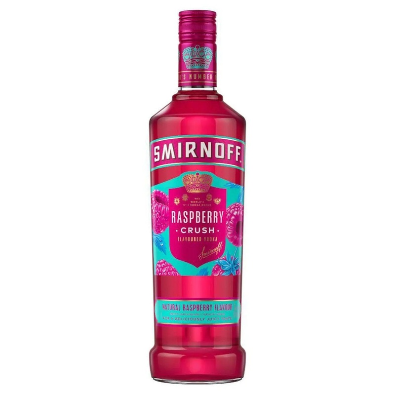 Smirnoff Raspberry Crush Vodka, 70 cl