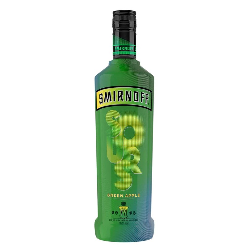 Smirnoff Sours Green Apple Vodka 750mL