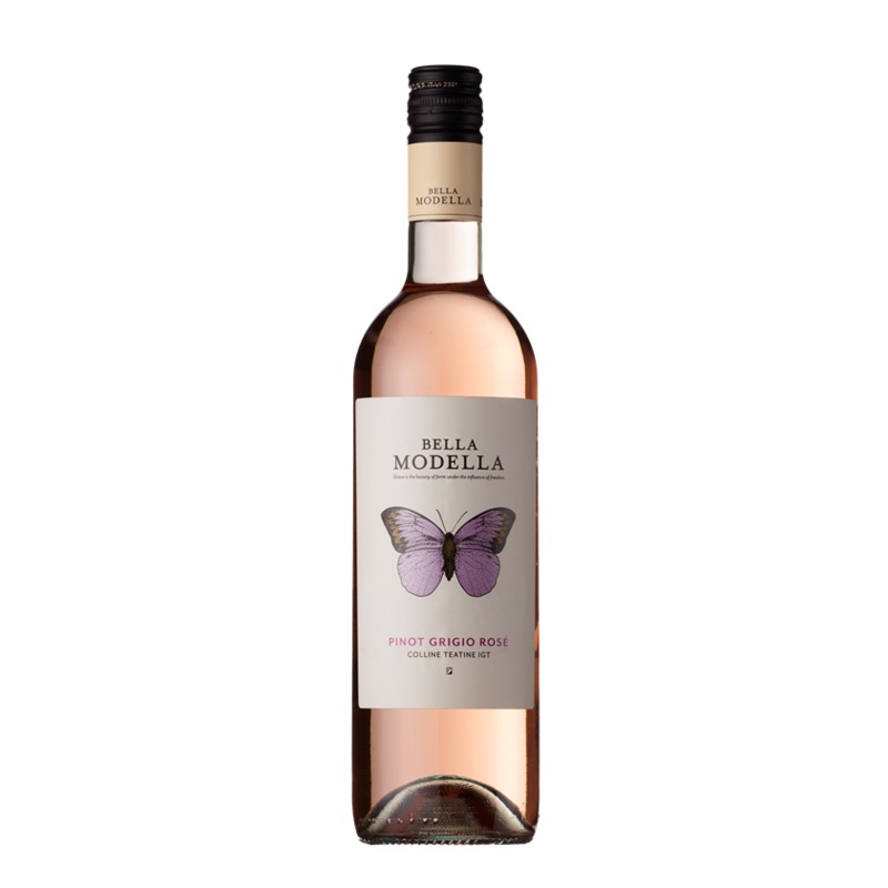 Bella Modella, Pinot Grigio Ros, Terre di Chieti, Abruzzo, IGT, 2024  (Case)