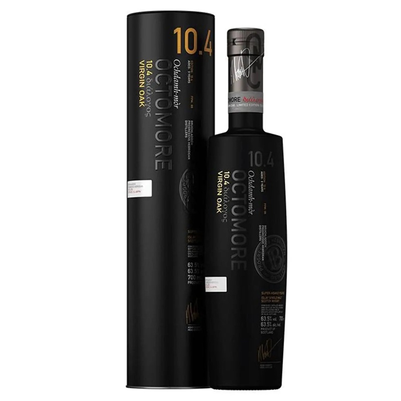 Bruichladdich Octomore 10.4 Virgin Oak 3 Year Old Single Malt Whisky, 70 cl
