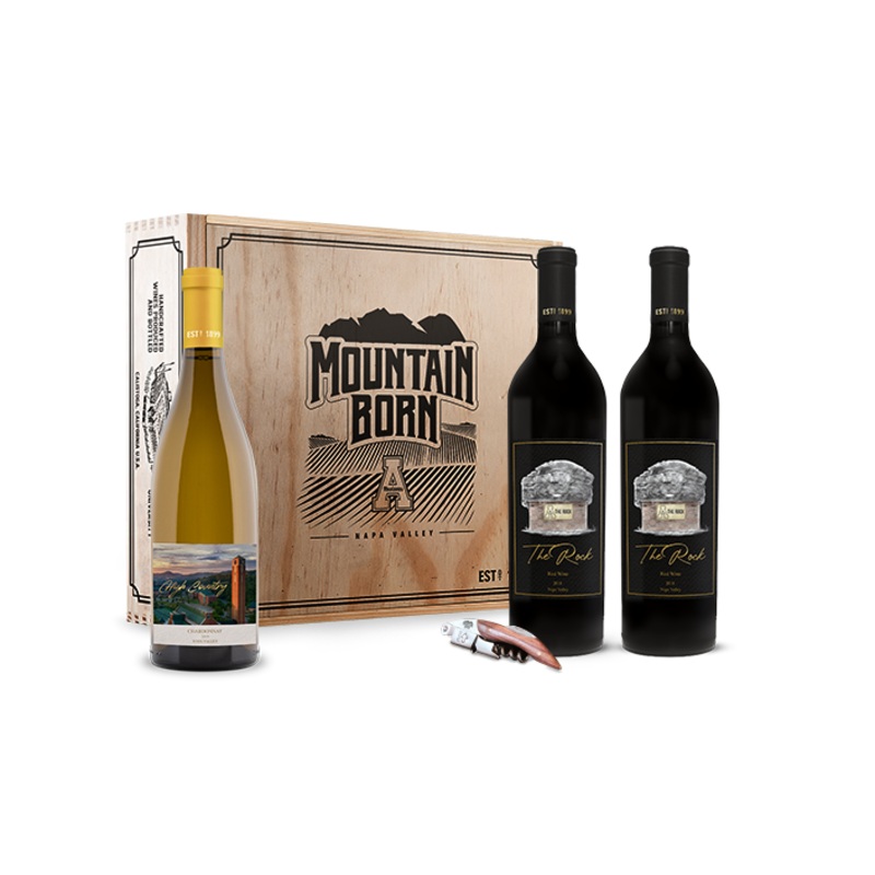The Rock Red & Chardonnay Gift Box Set