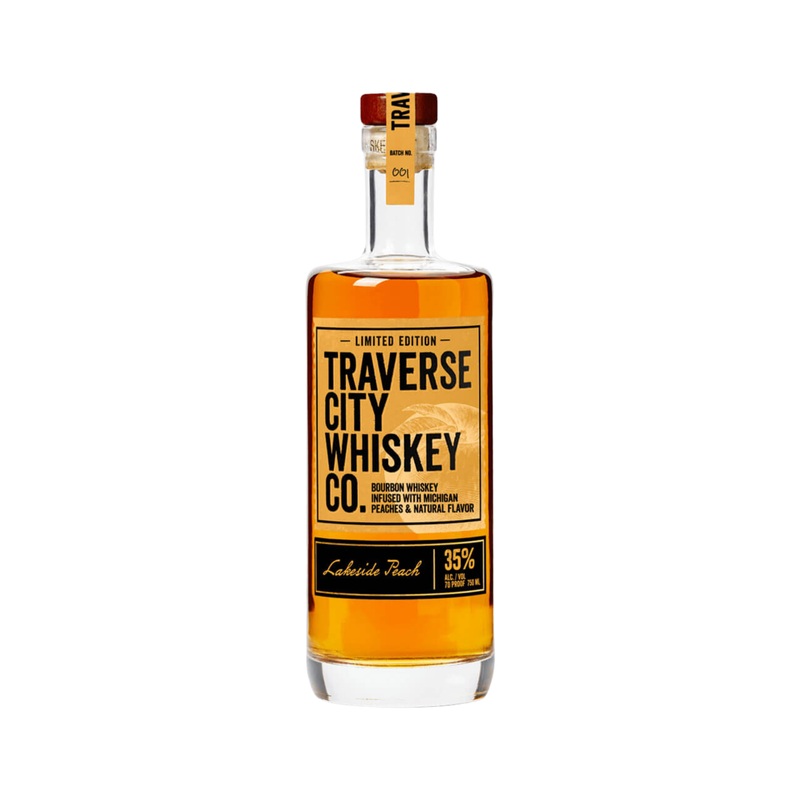 Traverse City Whiskey Co. Lakeside Peach Bourbon 750 ML
