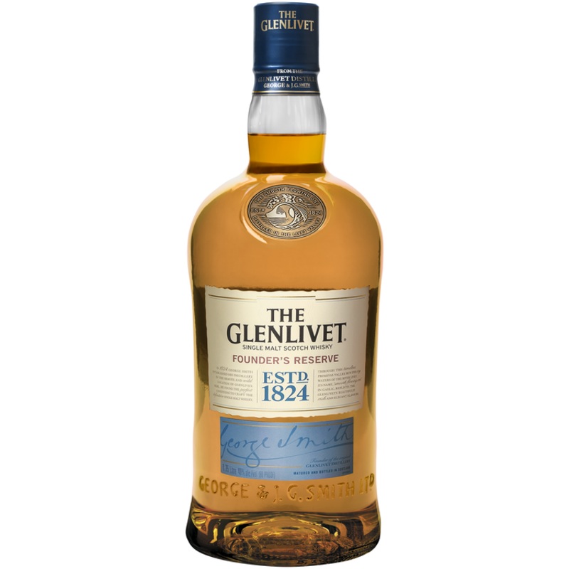 The Glenlivet Single Malt Scotch Founder'S Reserve 80 1.75 L