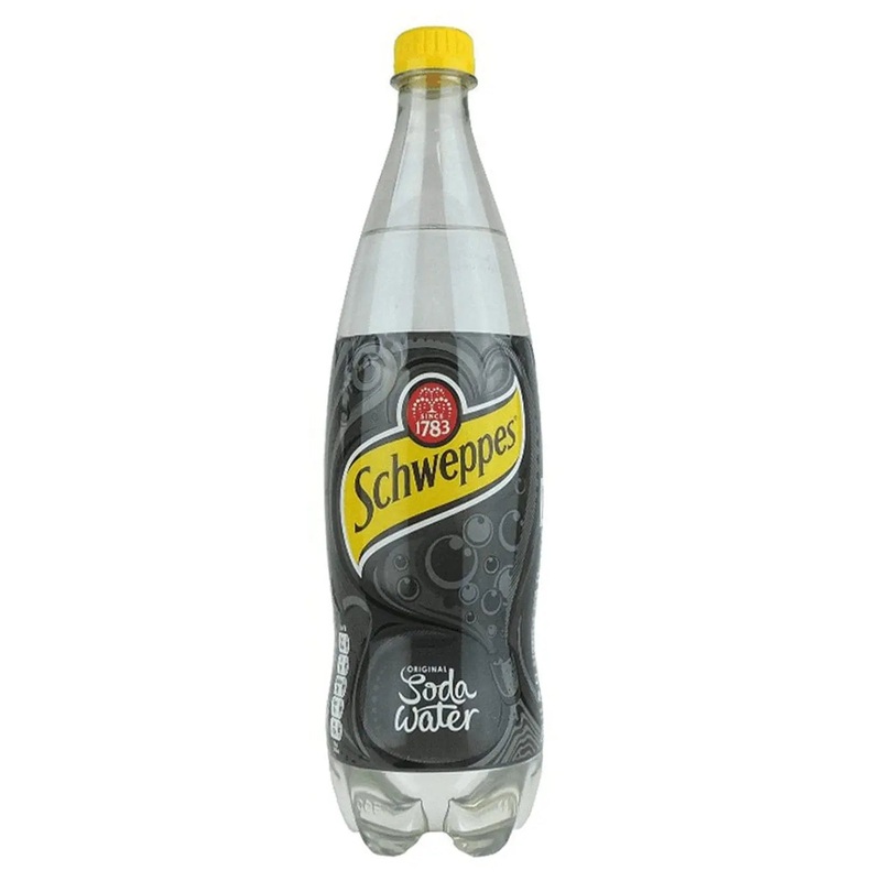 Schweppes Soda Water, 1 L