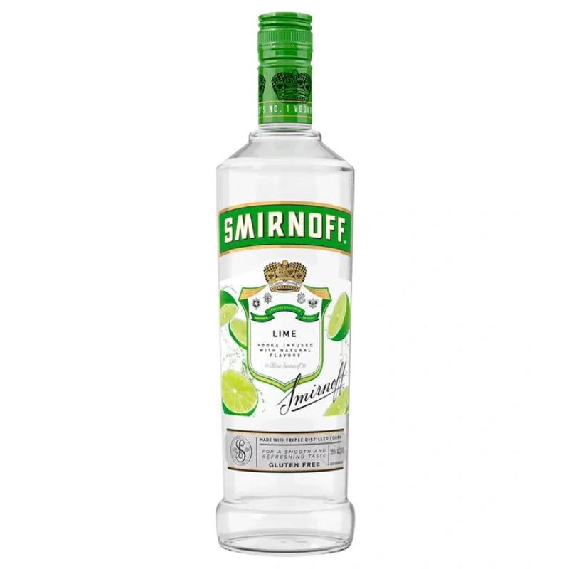 Smirnoff Lime Vodka 750mL