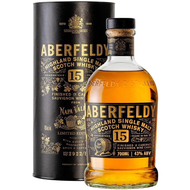 Aberfeldy 15 Year Old Red Wine Cask Whisky 70cl