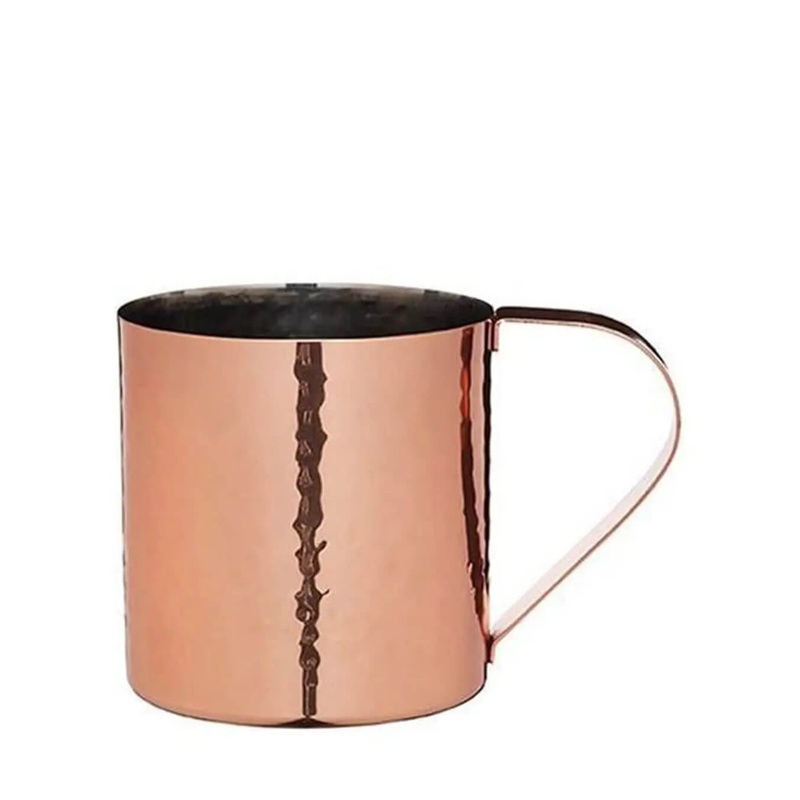 BarCraft Hammered Copper Finish Moscow Mule Mug