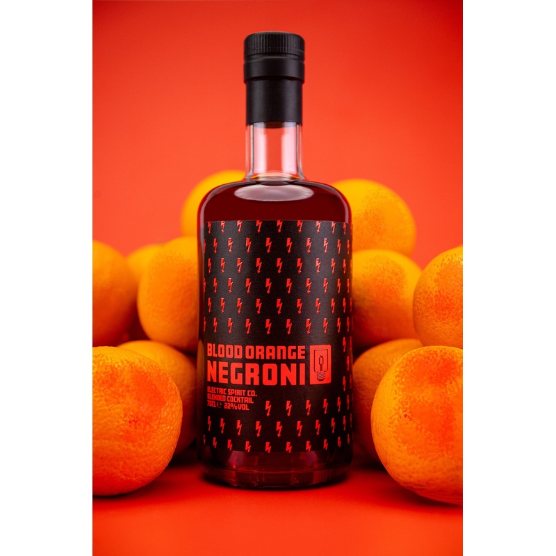 Electric Spirit Co, Blood Orange Negromi Blended Cocktail 70cl Bottle