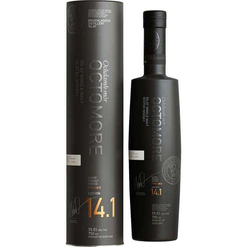 Bruichladdich Octomore 14.1 Single Malt Scotch 750 ML