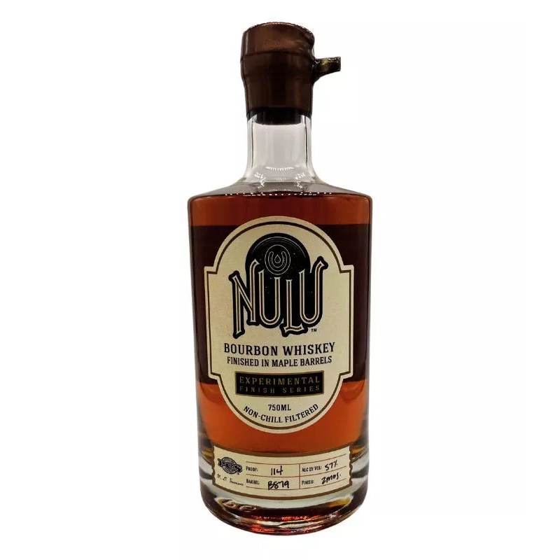 Nulu Experimental Finish Series Bourbon Whiskey Finished in Maple Barrels 750mL