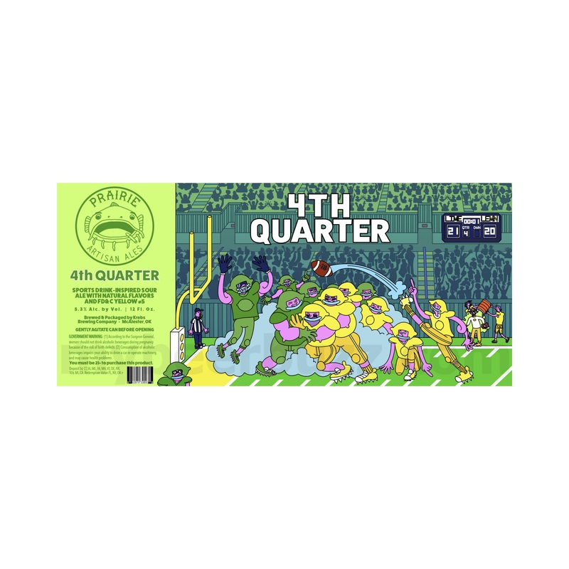 Prairie Artisan Ales 4th Quarter Sour 4 PACK 12 OZ CANS