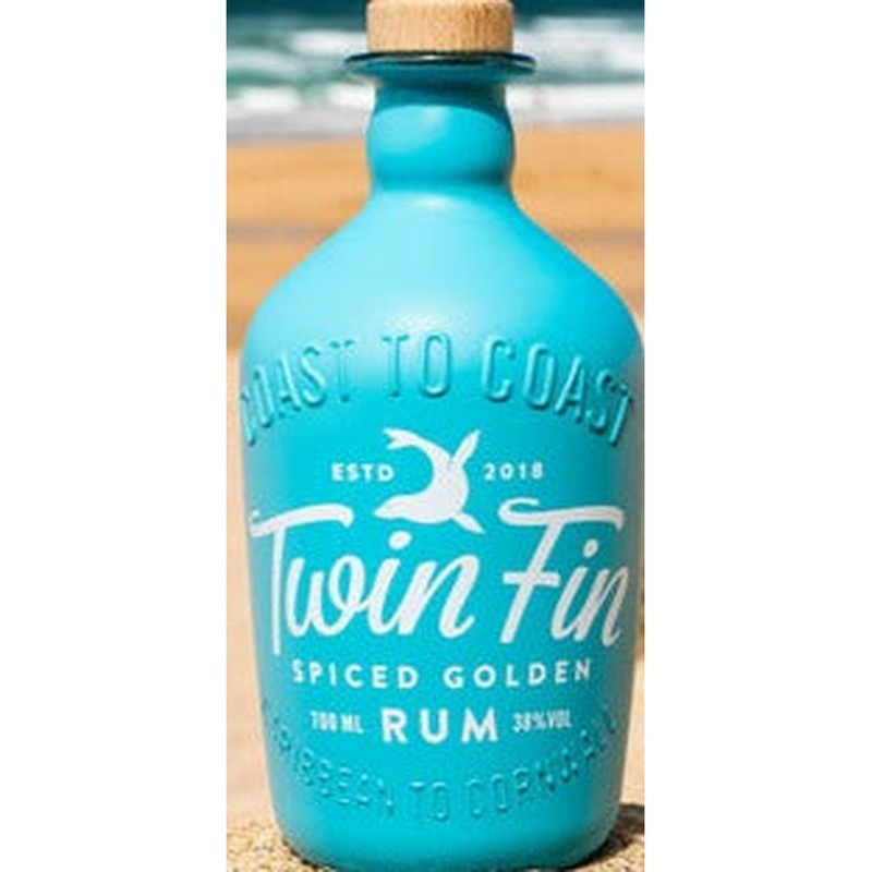 Twin Fin Spiced Golden Rum 5cl 1 Bottle