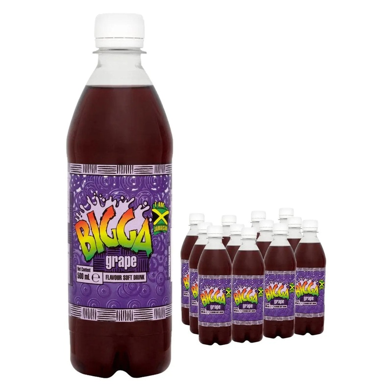 Bigga Grape Flavour Soft Drink Multipack, 24 x 330 ml