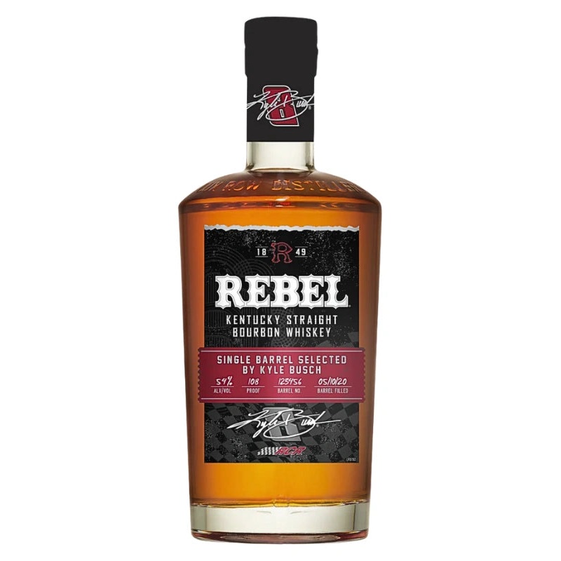 Rebel Single Barrel Bourbon Selected by Kyle Busch 750mL