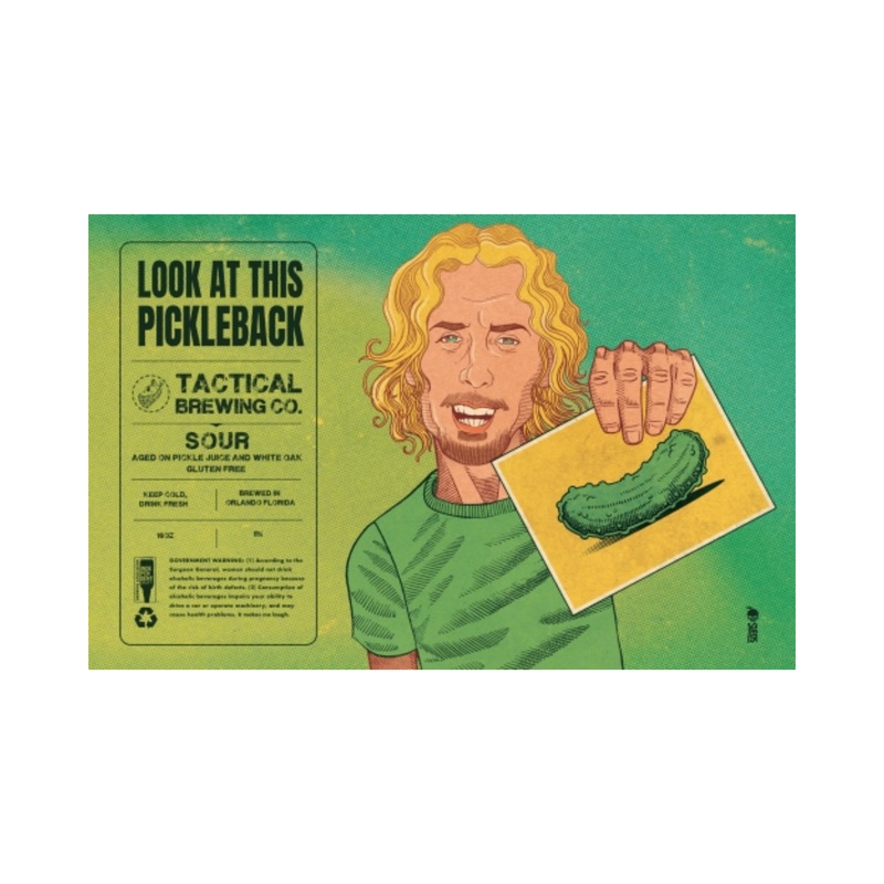 Tactical Brewing Look At This Pickleback Sour 4 PACK 16 OZ CANS