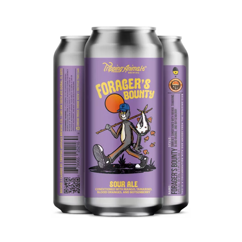 Tripping Animals Forager's Bounty Sour 4 PACK 16 OZ CANS