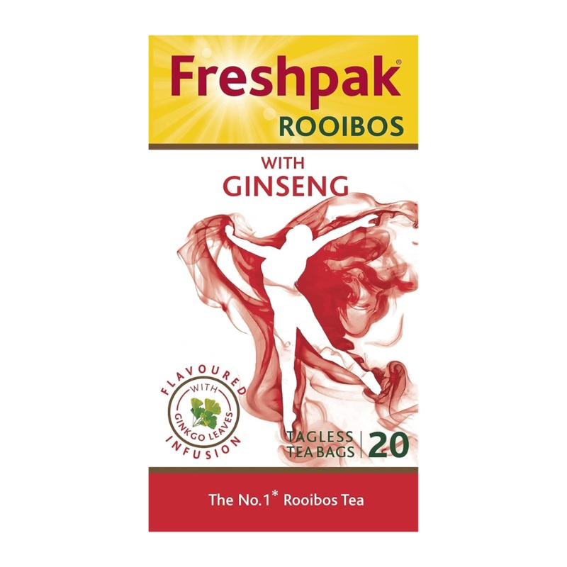 Freshpak Rooibos Tea with Ginseng (20s)