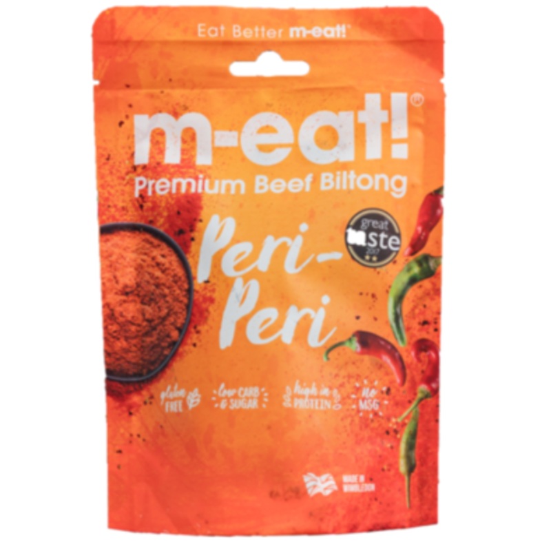 m-eat! Beef Biltong 250g Peri Peri