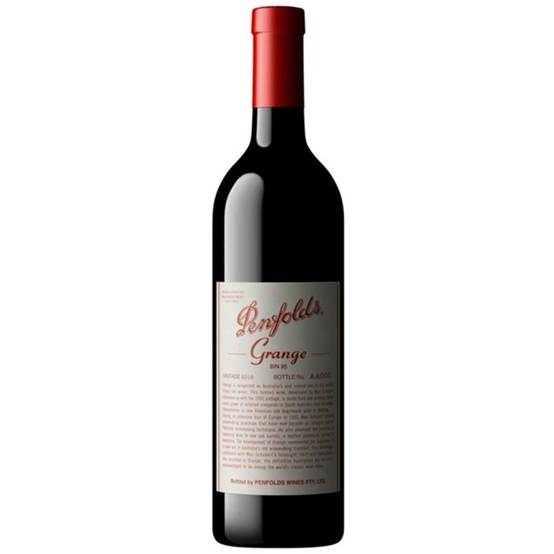 Penfolds Grange Bin 95 2018 750ml 14% - Australia James Suckling 100/100 LPB 100/100 Robert Parker 99/100