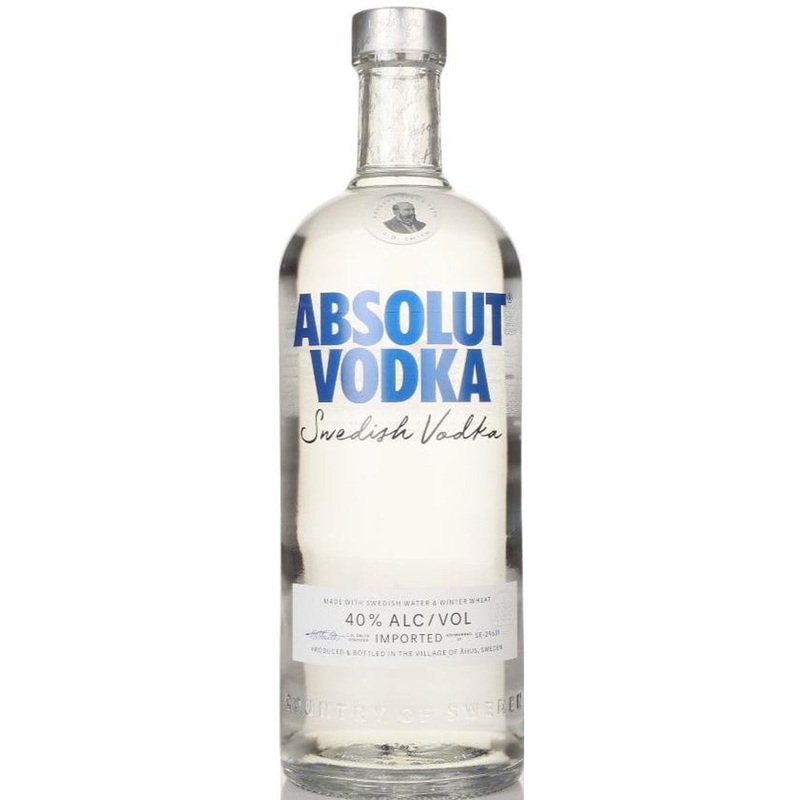 Absolut Vodka Litre 1 Bottle