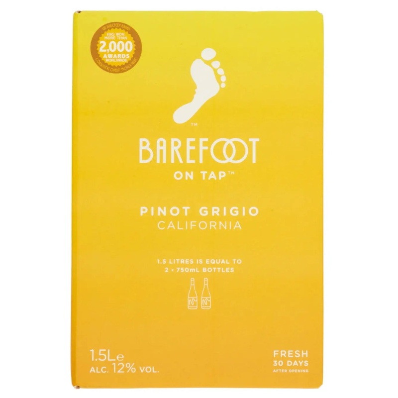 Barefoot Pinot Grigio, 1.5 L