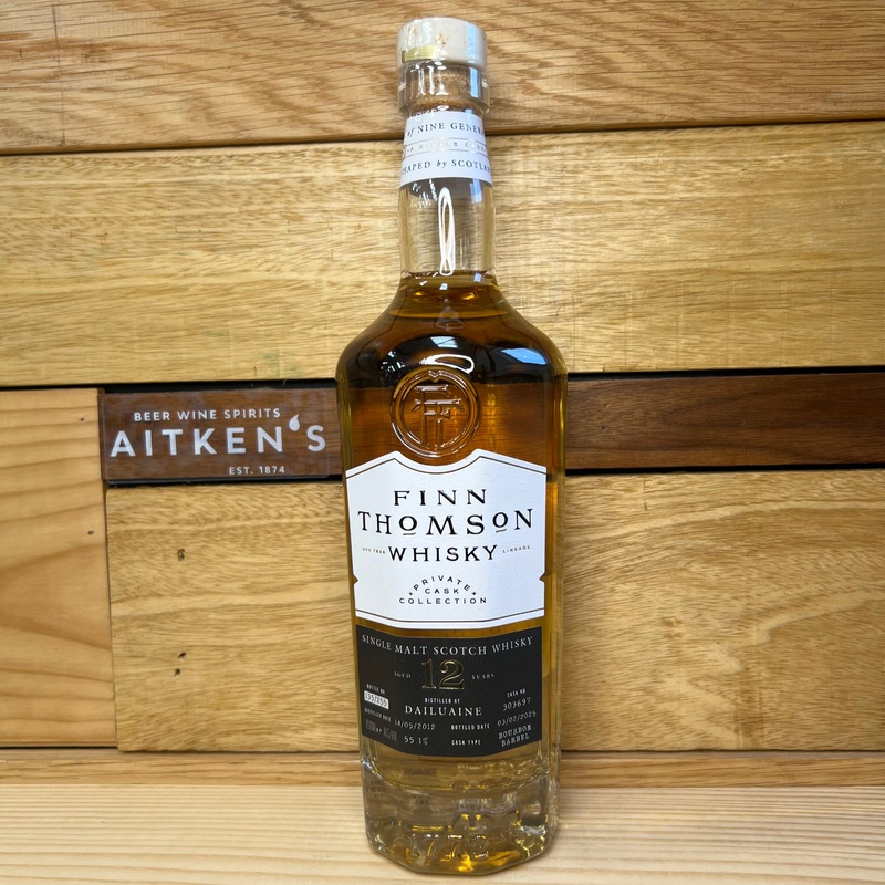 Finn Thomson Whisky Dailuaine 12 Year Old Single Malt Whisky 2012 Cask #303697