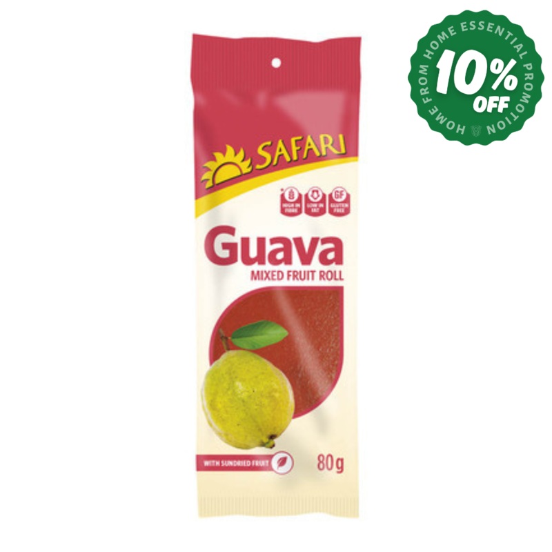 Safari Fruit Rolls Guava 80g