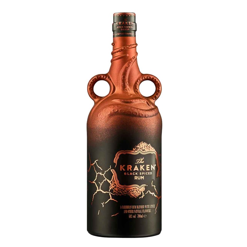 The Kraken Black Spiced Rum Unknown Deep Copper Scar Limited Edition Bottle 70cl