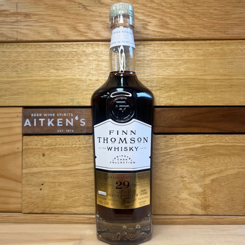Finn Thomson Whisky North British 1995 Single Grain Whisky Cask #47390