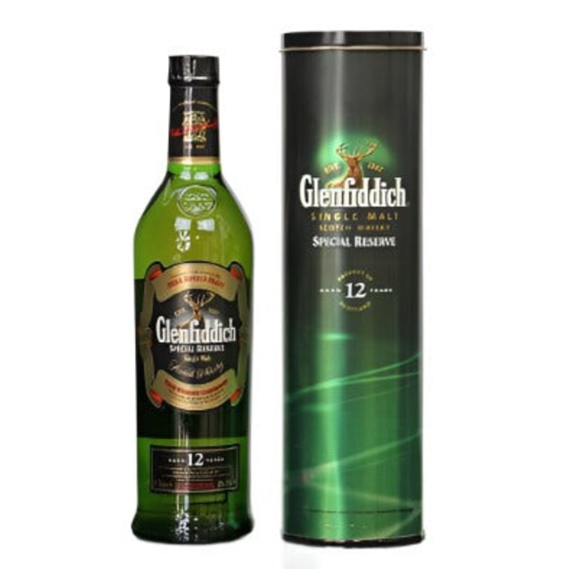 Glenfiddich 12 Years Old Special Reserve Gift Tube 70cl