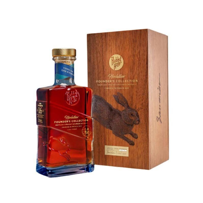 Rabbit Hole Nevallier Founder's Collection 16 Year Old Bourbon Whiskey Finished in French Oak