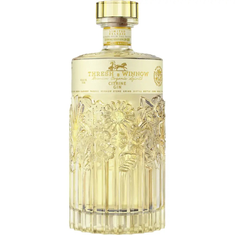 Thresh & Winnow Dry Gin Citrine Small Batch Limited Release 750 ML