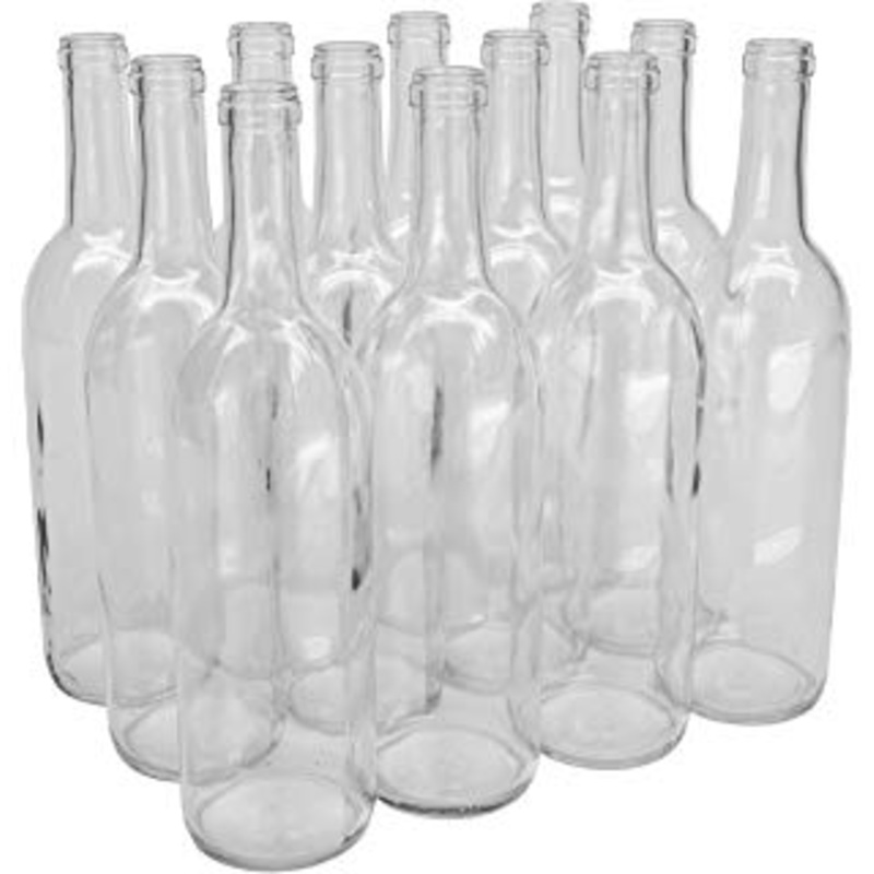 Clear 37.5cl Wine Bottle (20 Pack)