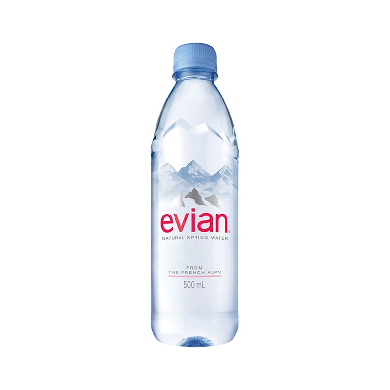 Evian Natural Spring Water 1 L