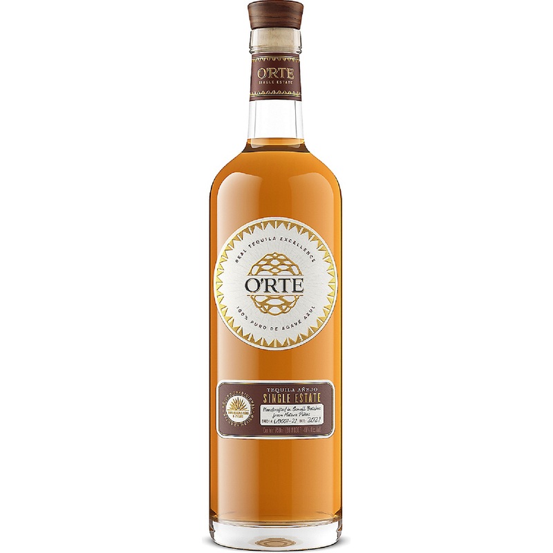 O'RTE Tequila Anejo Single Estate 750 ML