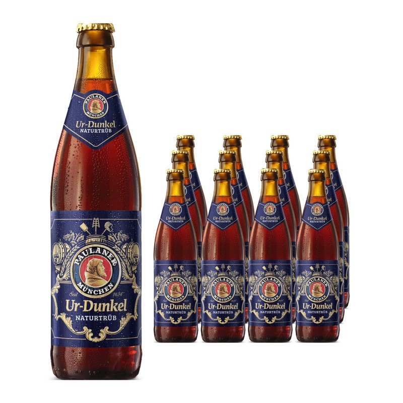 Paulaner Ur Dunkel Bottle Multipack, 12 x 500 ml