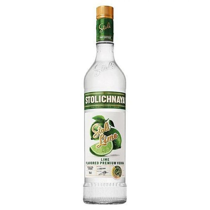 Stolichnaya Lime Vodka, 70 cl