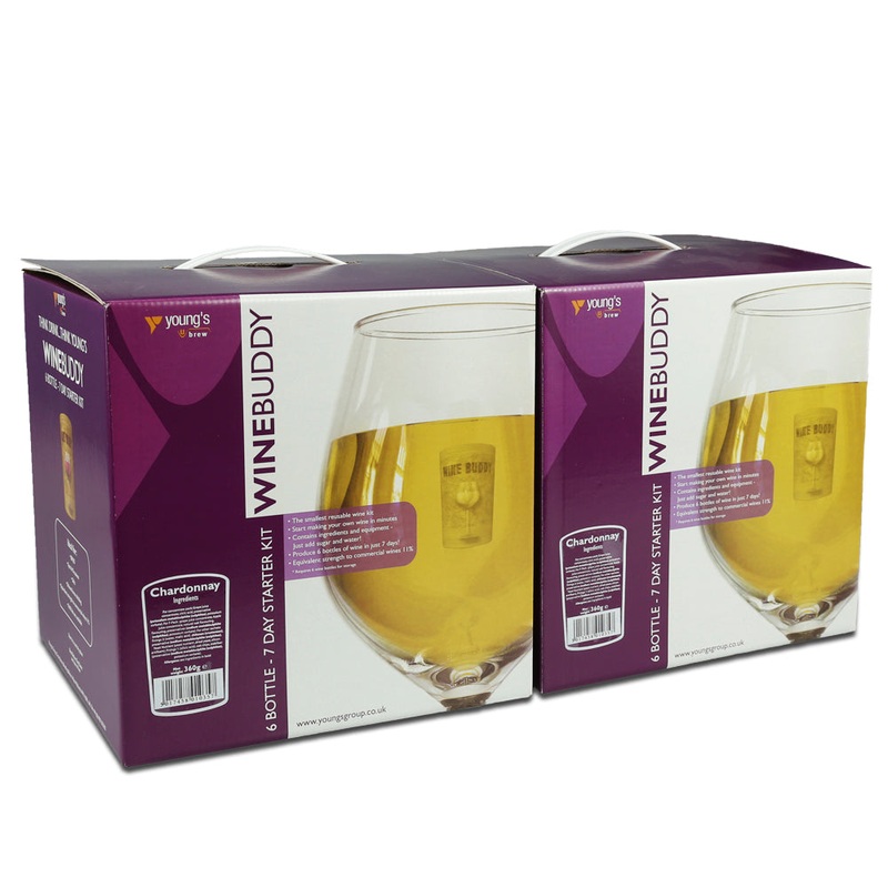 WineBuddy 6 Bottle Starter Kits - x2 Chardonnay