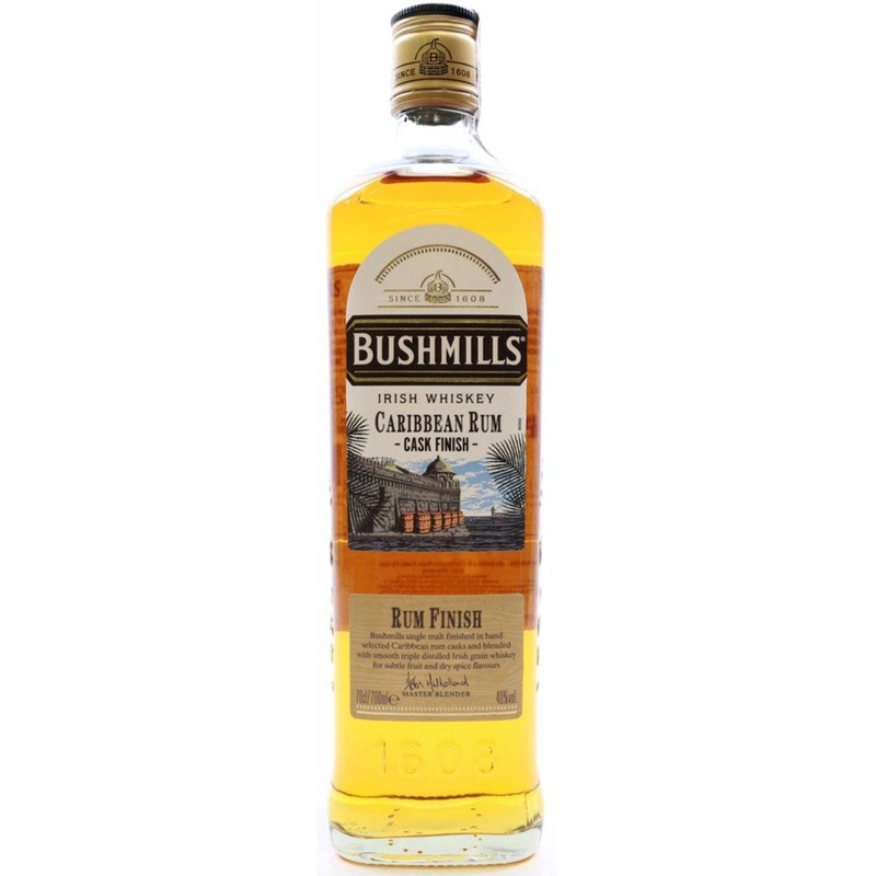 Bushmills Caribbean Rum Cask Finish Whiskey 1 Bottle