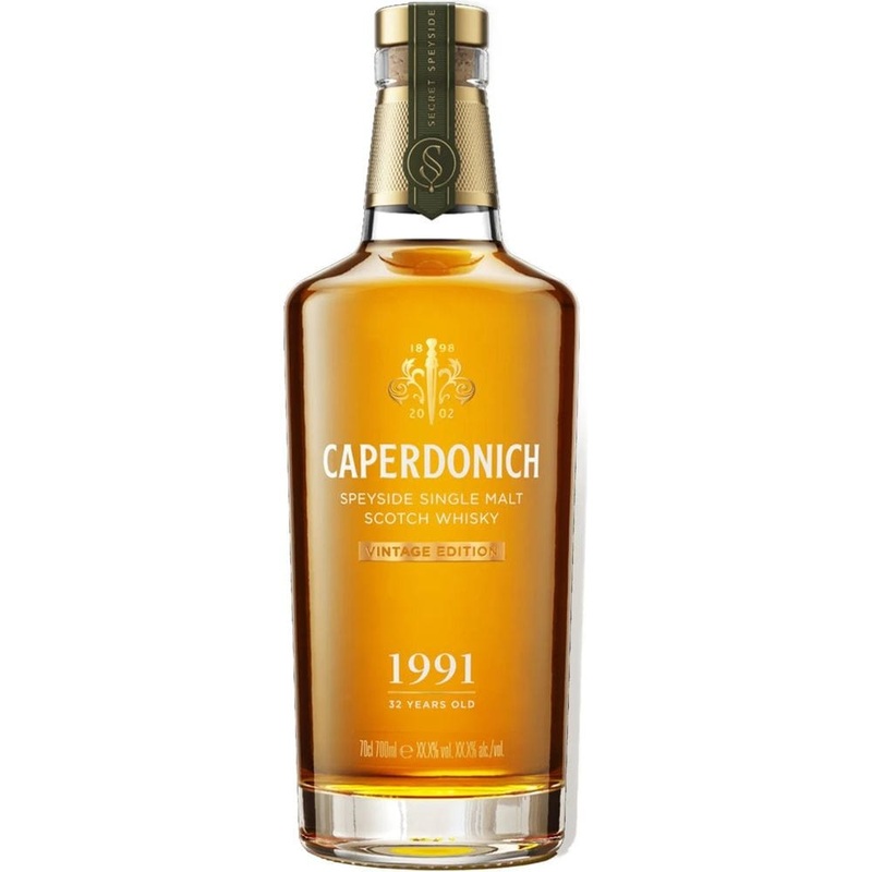 Caperdonich Single Malt Scotch Whiskey Secret Speyside 1991 32 Year 700 ML