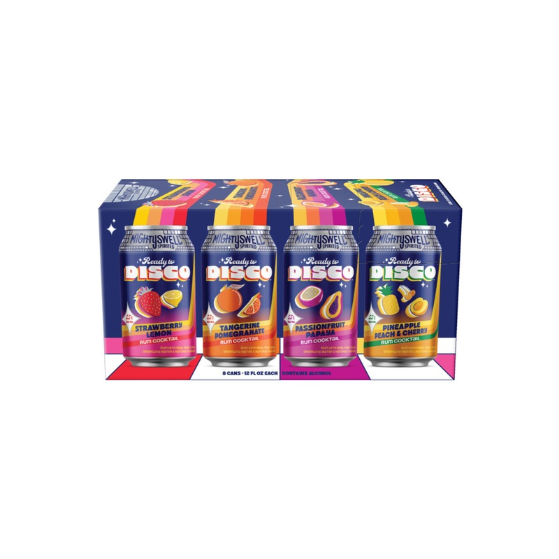Mighty Swell "Ready To Disco" Cocktail Variety Pack 8 PACK 12 OZ CANS