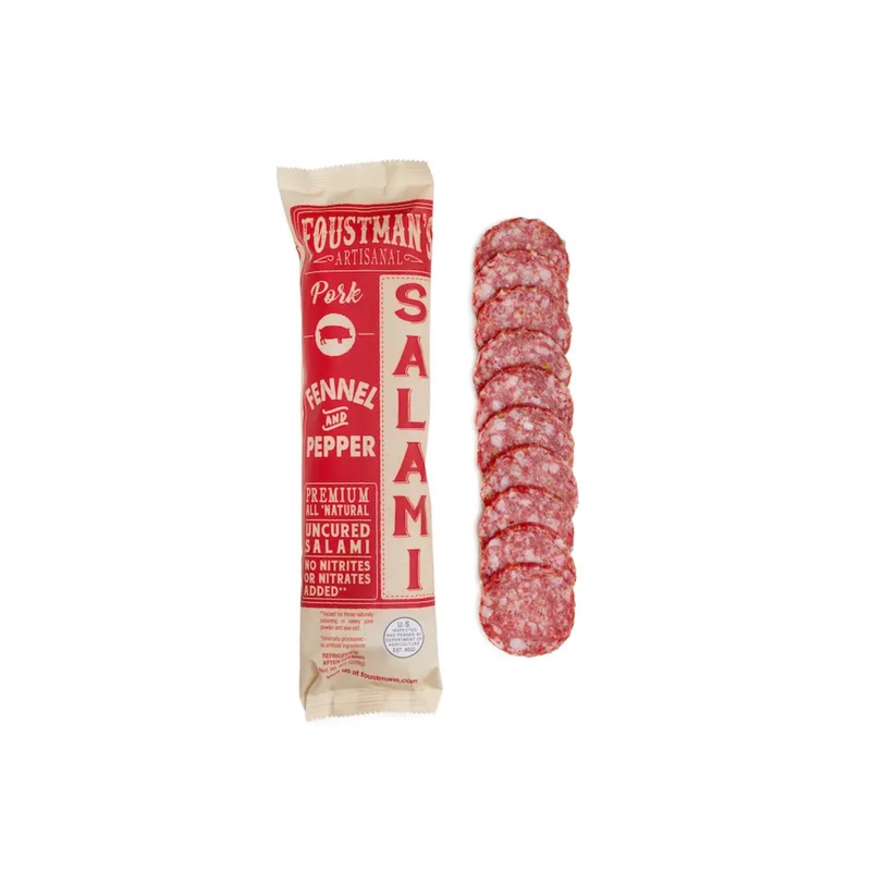 Uncured Fennel & Pepper Salami 8.0 OZ